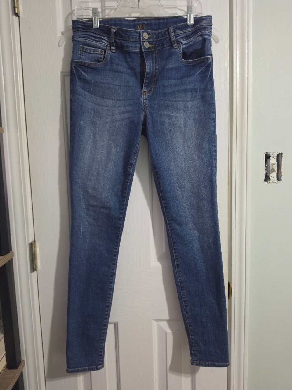 Kut from the Kloth High Rise toothpick Skinny Jeans